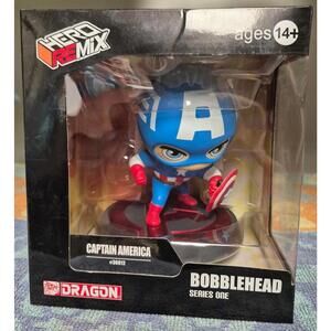 Hero Remix Captain America Marvel Bobblehead Series One